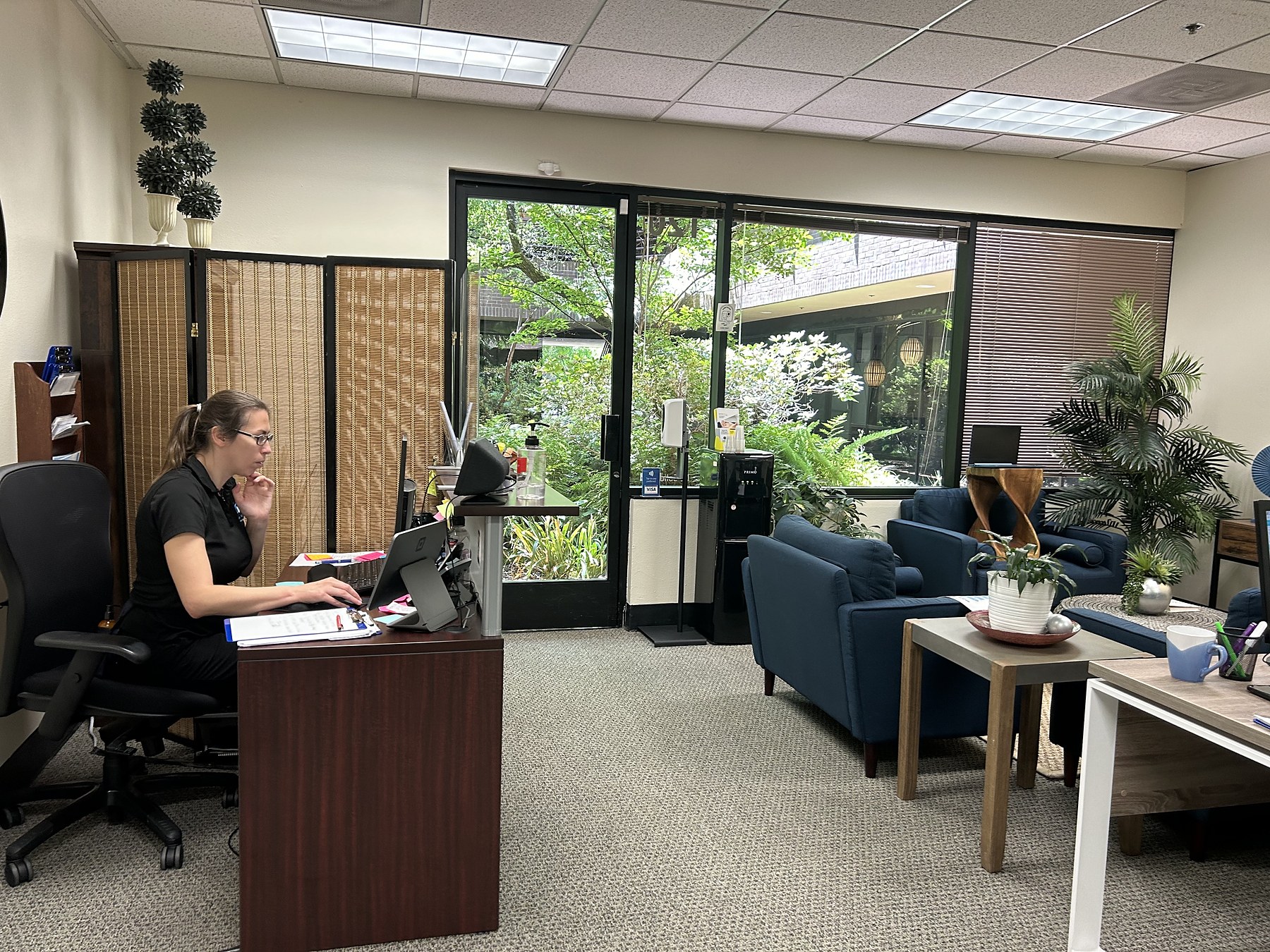 The Massage For Athletes clinic lobby in Santa Rosa
